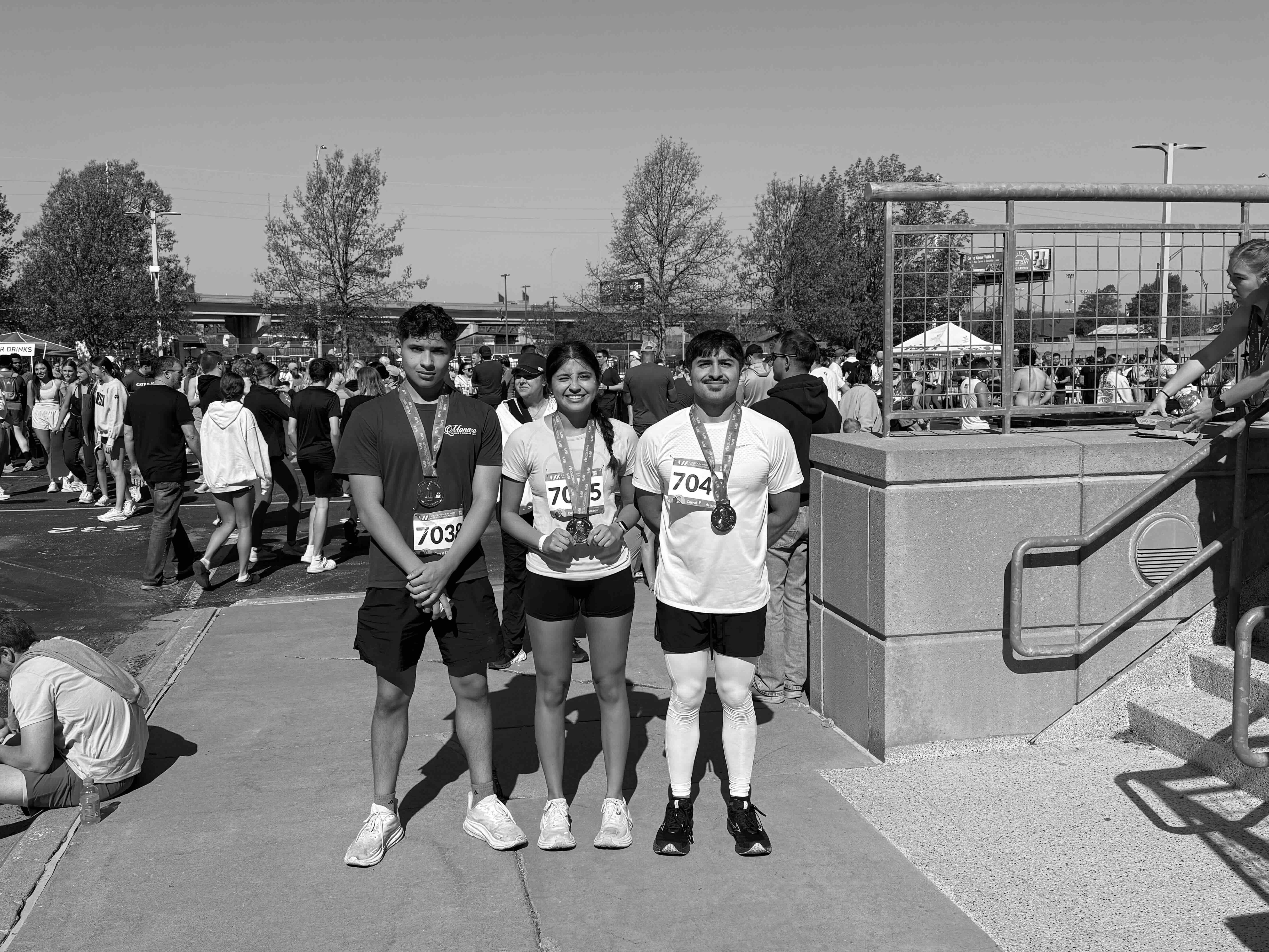 Half marathon with my brothers